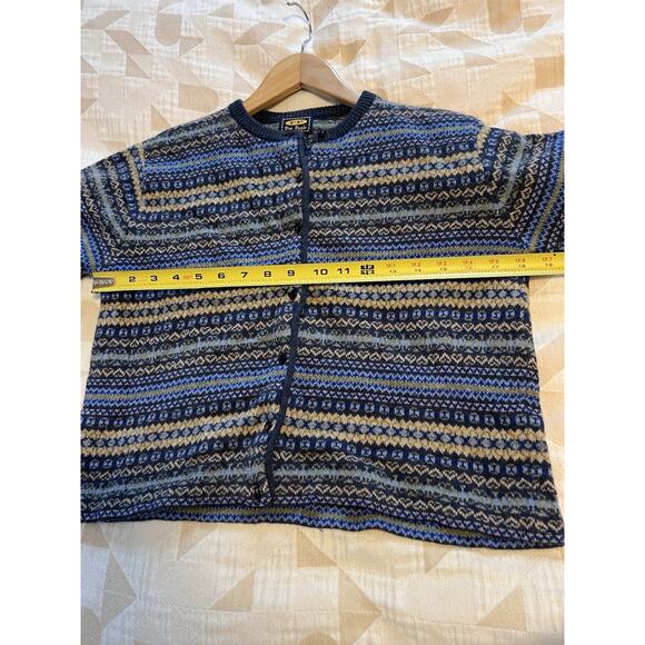 Vintage FREE PEOPLE Cardigan Sweater 100% Lambswool Size M - Picture 5 of 6